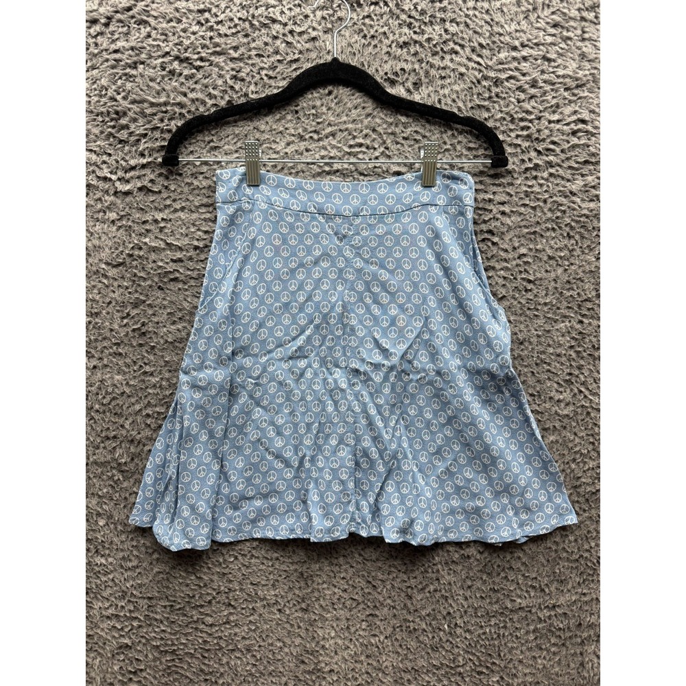 Reformation Mini A-line Skirt Baby Blue Womens Size M